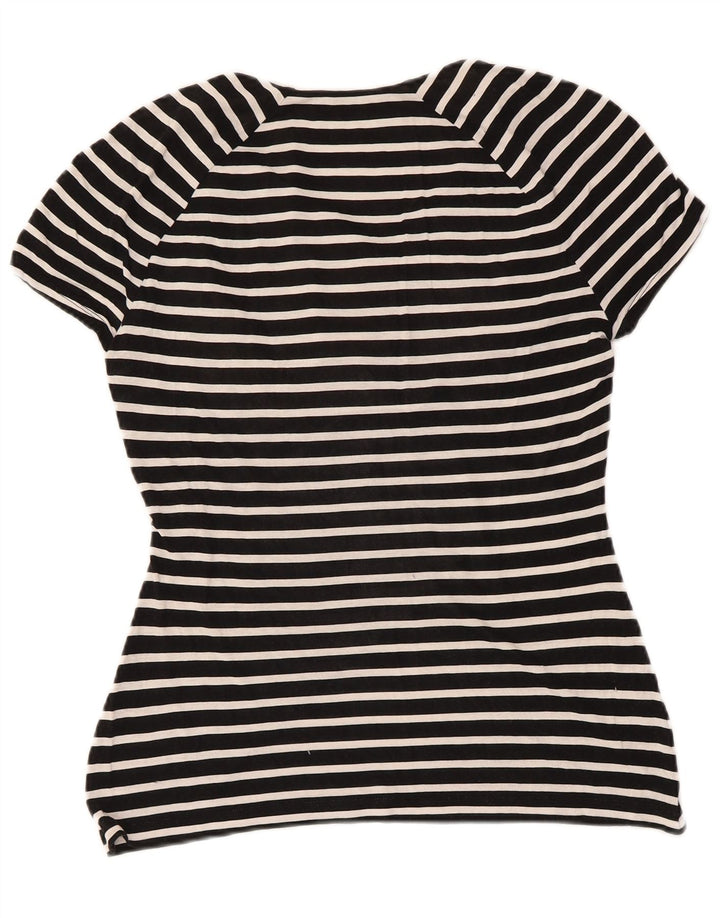 Camicetta da weekend da donna Max Mara Top UK 12 a righe nere medie