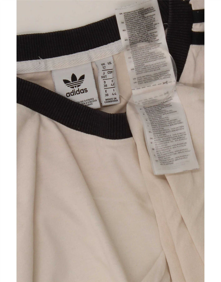 T-shirt da donna Adidas Top UK 12 cotone bianco medio