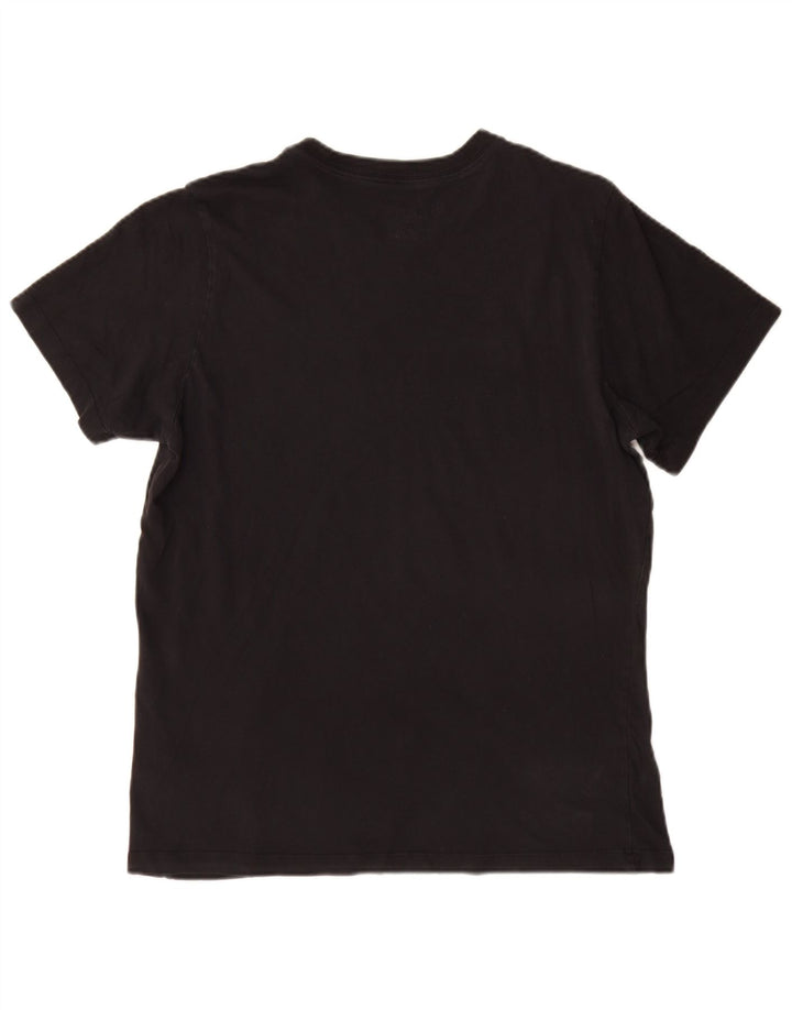 T-shirt grafica da uomo Nike Top grande in cotone nero