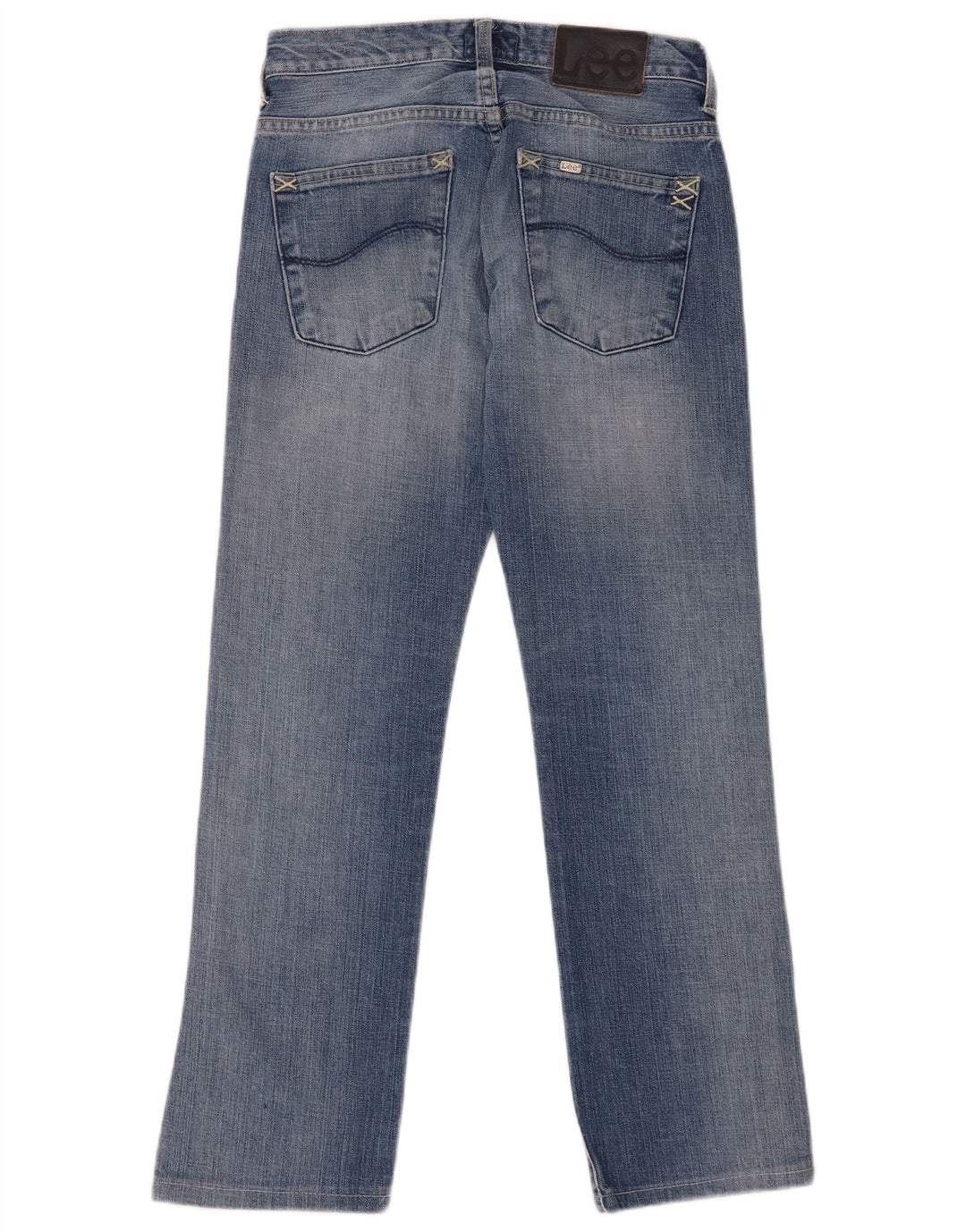 Jeans dritti Lee Knox da donna W28 L28 cotone blu