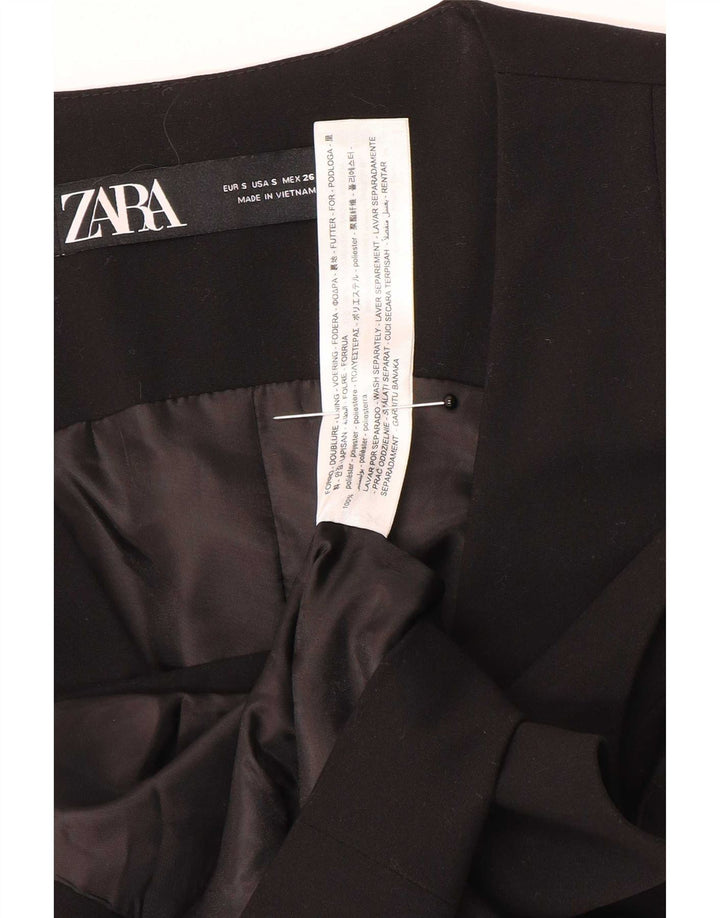 Gilet da donna Zara UK 10 piccolo poliestere nero