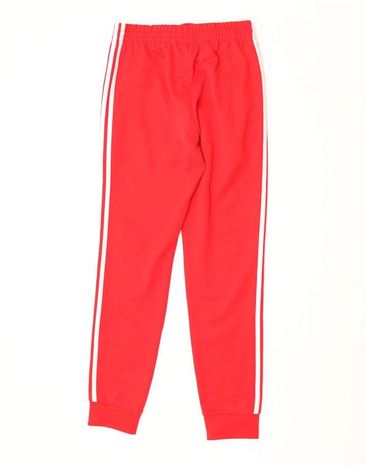 Pantaloni da tuta da uomo Adidas Joggers piccoli in poliestere rosso