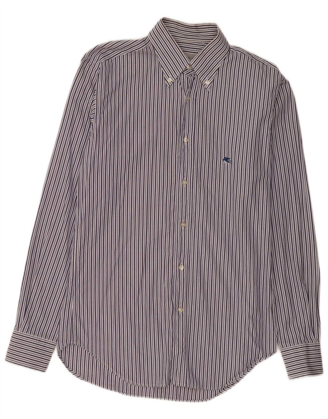 Camicia Uomo Etro Small Gessato Blu