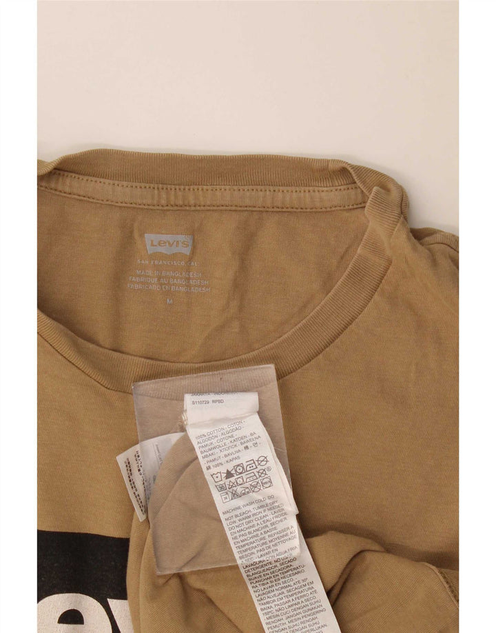 T-shirt grafica da uomo Levi's in cotone beige medio
