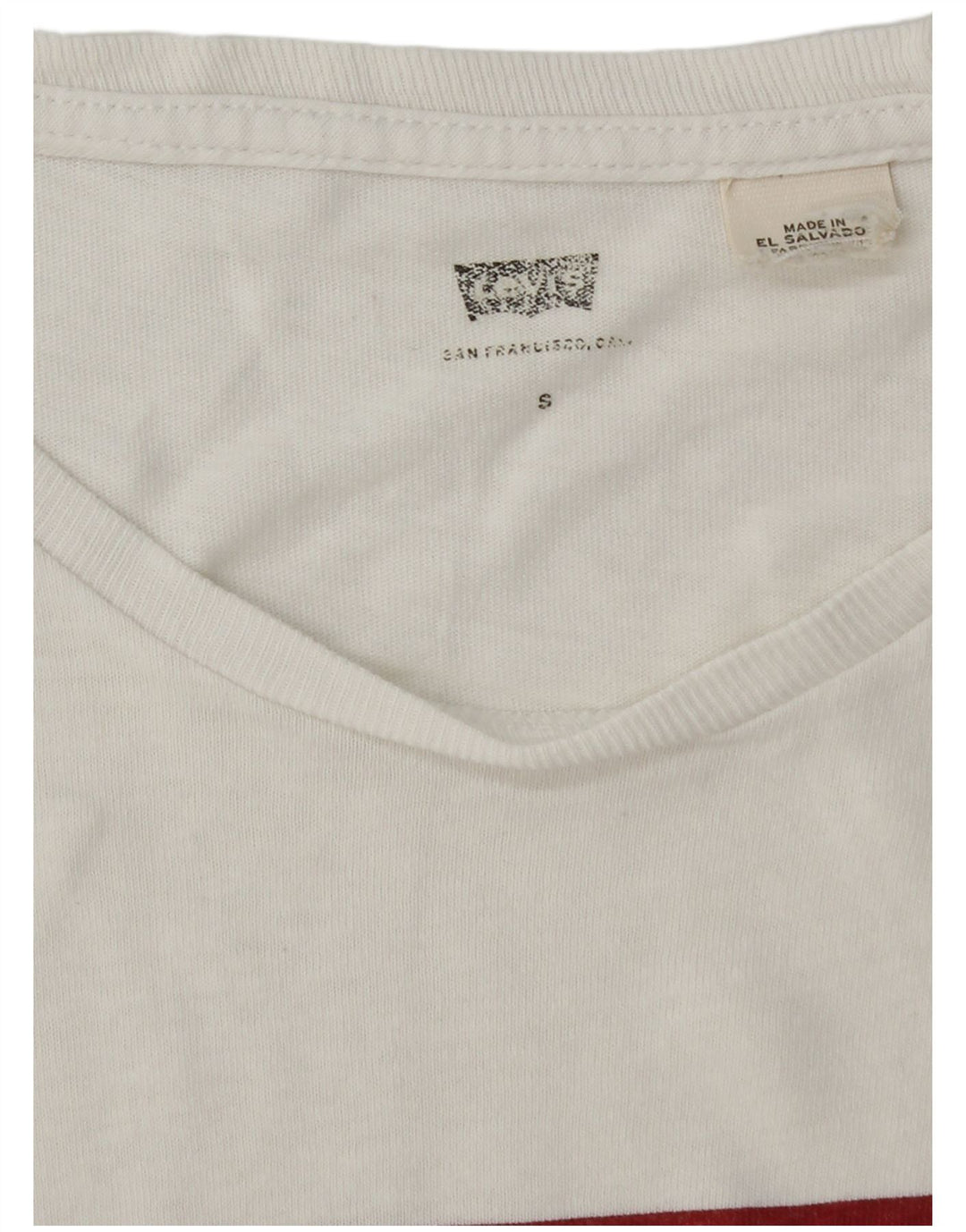 T-shirt grafica da uomo Levi's Top piccola bianca