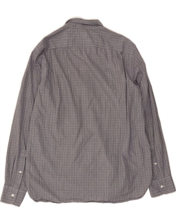 J. CREW Mens Shirt Size 16 1/2 Large Grey Check Cotton Vintage J. Crew and Second-Hand J. Crew from Messina Hembry 