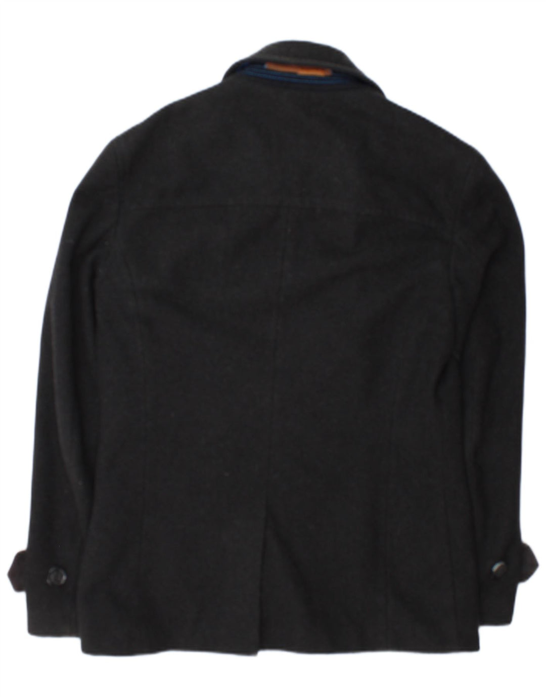 Cappotto da marinaio da uomo Commodity Superdry UK 38 Lana grigio medio
