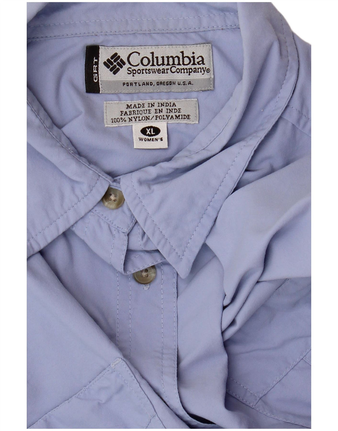 Camicia a maniche corte da donna COLUMBIA UK 18 XL Nylon viola