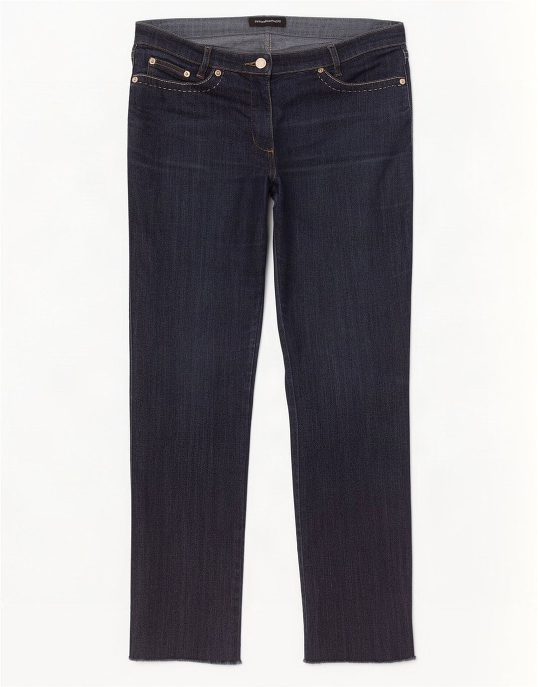 Jeans dritti da donna Roccobarocco W32 L29 cotone blu navy