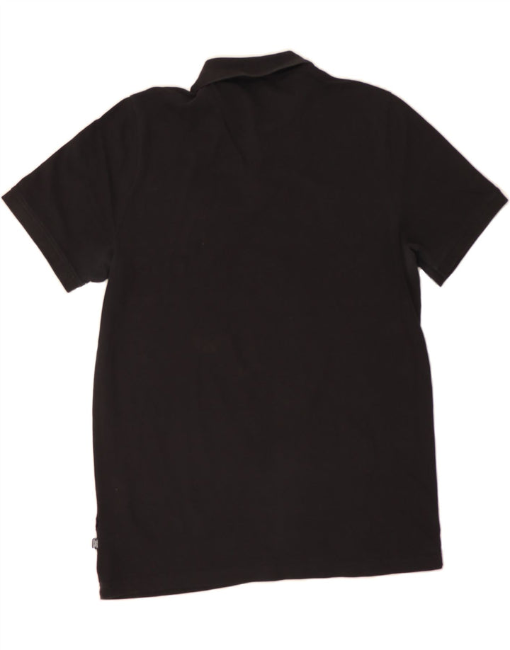 PUMA Mens Polo Shirt Large Black Cotton Vintage Puma and Second-Hand Puma from Messina Hembry 