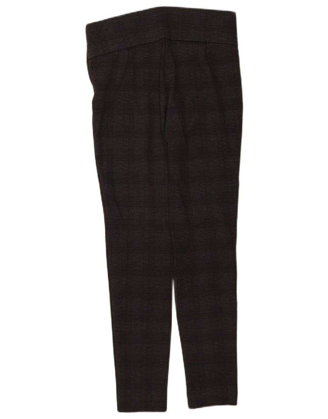 Pantaloni casual legging da donna Zara medi W28 L28 poliestere a quadri grigi