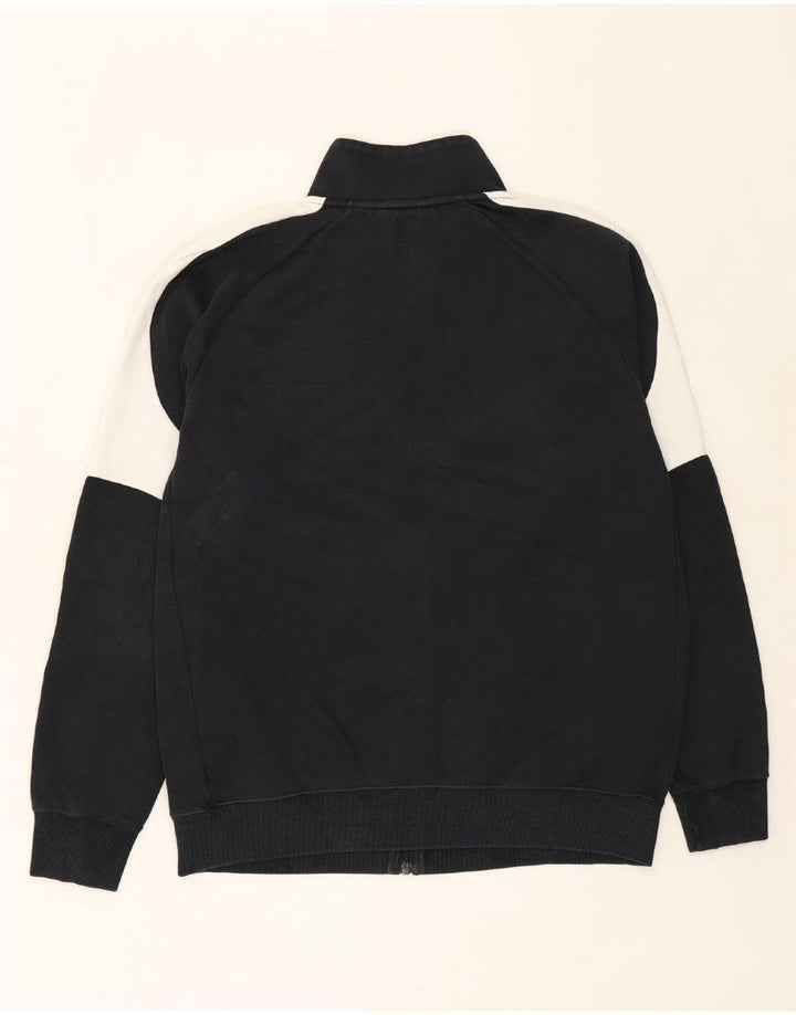 PUMA Mens Tracksuit Top Jacket Medium Black Colourblock Cotton Vintage Puma and Second-Hand Puma from Messina Hembry 