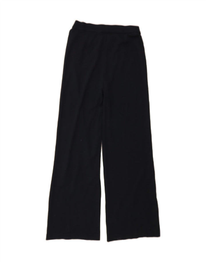 MARKS & SPENCER Womens Tracksuit Trousers UK 12 Medium  Navy Blue Viscose Vintage Marks & Spencer and Second-Hand Marks & Spencer from Messina Hembry 