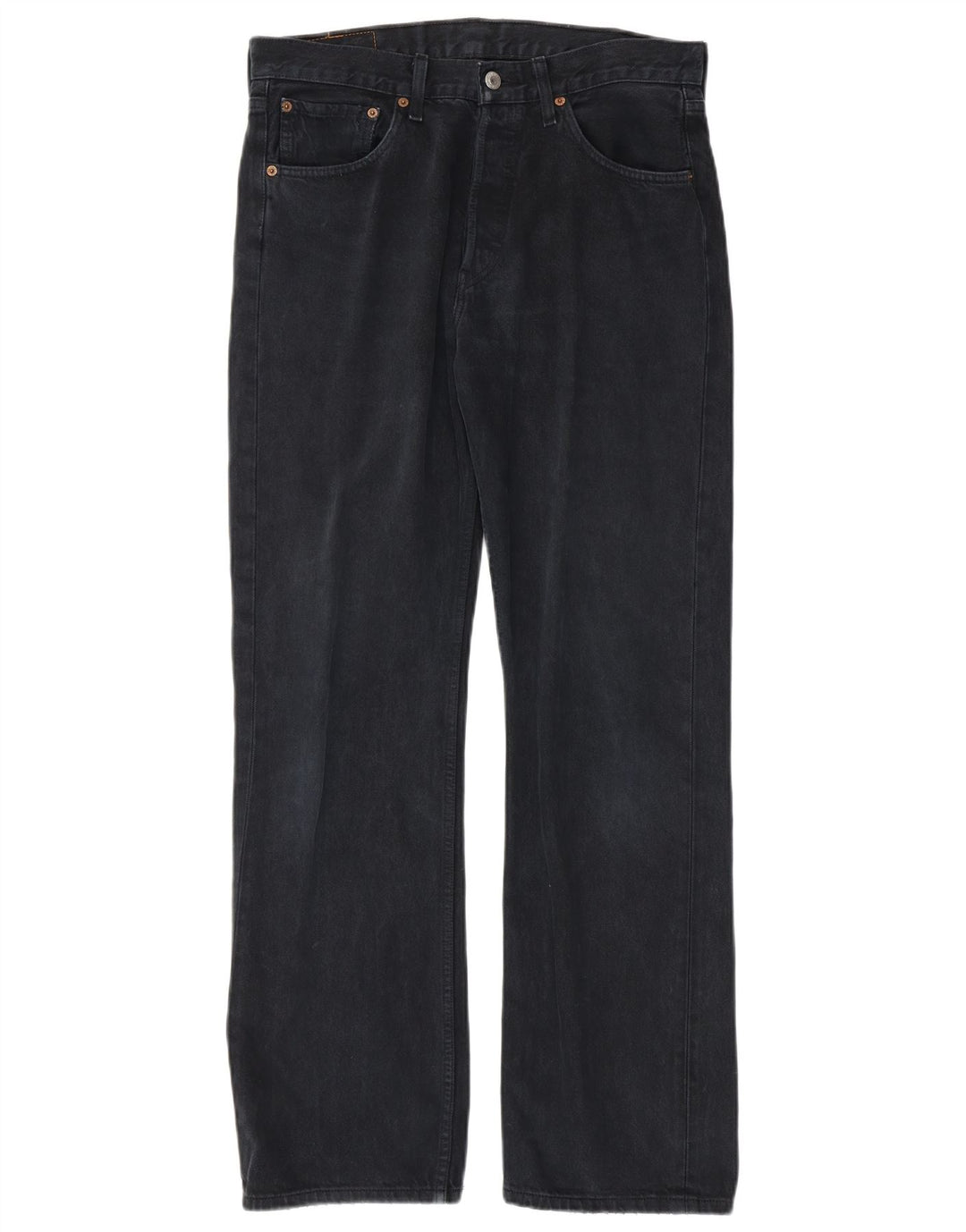 LEVI'S Jeans dritti da uomo 501 W32 L32 cotone blu navy