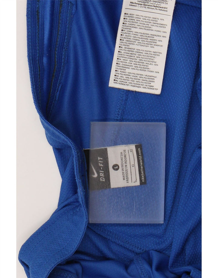 Pantaloncini sportivi Nike Dri Fit da uomo, grandi, in poliestere blu