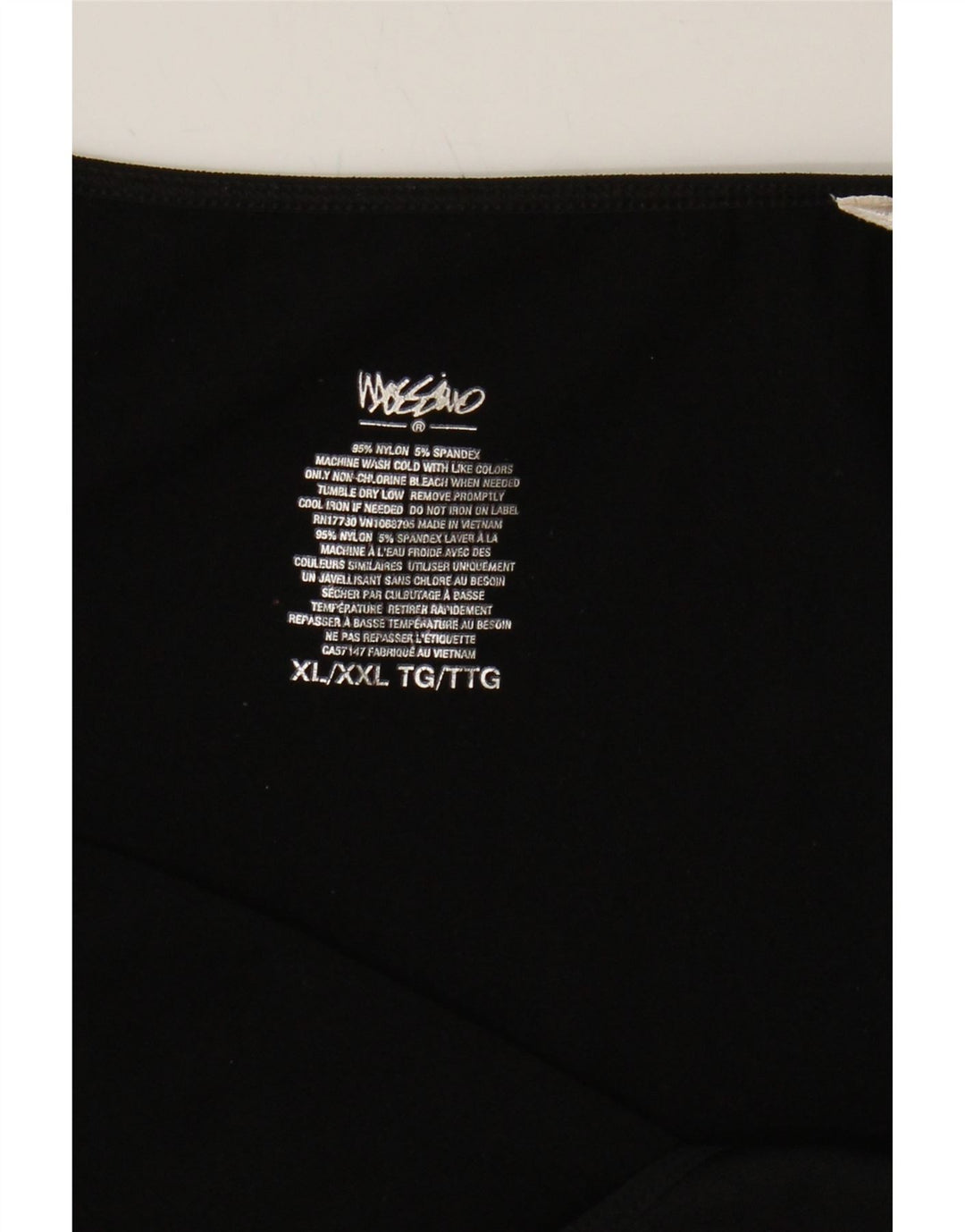 MOSSIMO Womens Slip Dress UK 18 XL Black Nylon Vintage Mossimo and Second-Hand Mossimo from Messina Hembry 