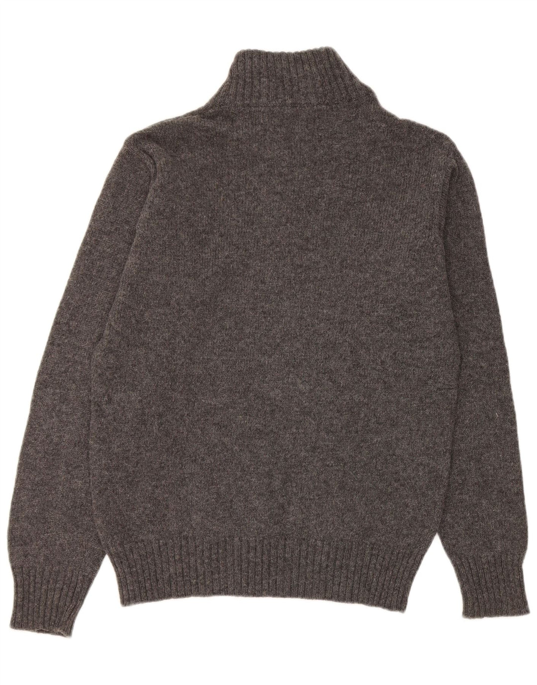 Maglione North Sails da uomo con zip e collo grande grigio screziato