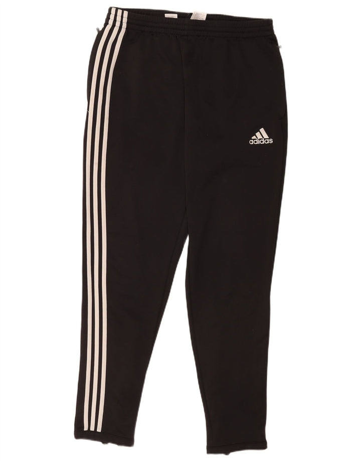 Pantaloni da tuta da uomo Adidas UK 46/48 XL Poliestere nero