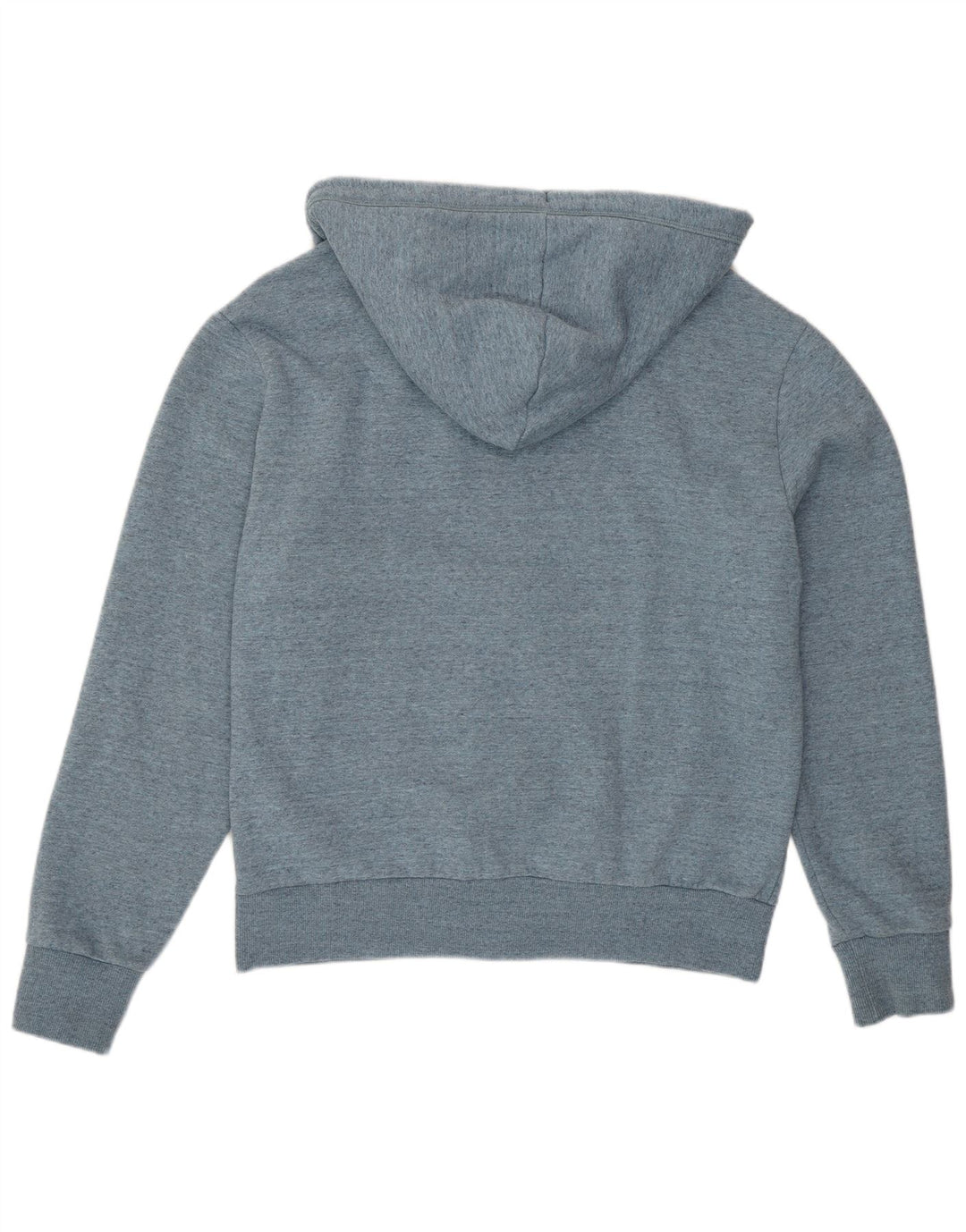 Maglione con cappuccio e zip da uomo SUPERDRY XL in cotone blu