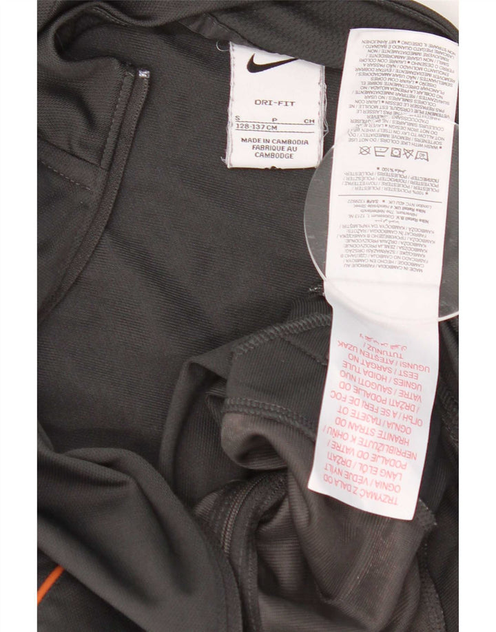 Giacca da tuta Nike da bambino Dri Fit, 8-9 anni, piccola, in poliestere grigio