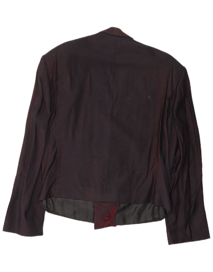 Giacca Blazer Doppiopetto Donna Emani IT 50 XL Viscosa Bordeaux