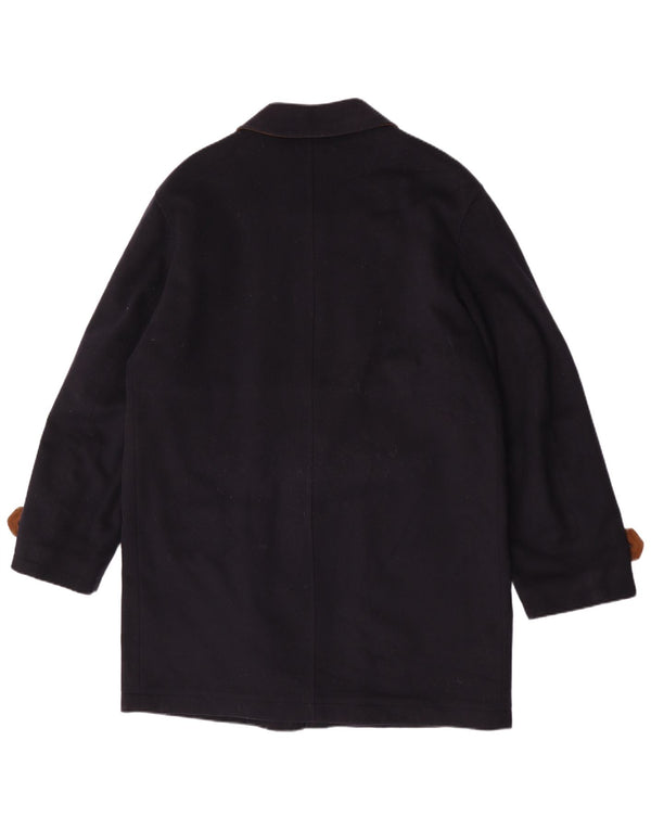 Cappotto da uomo Steinbock UK 40 grande lana blu navy