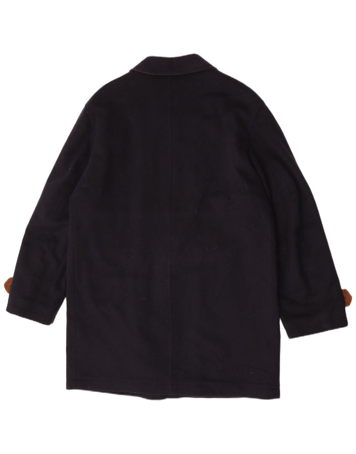 Cappotto da uomo Steinbock UK 40 grande lana blu navy