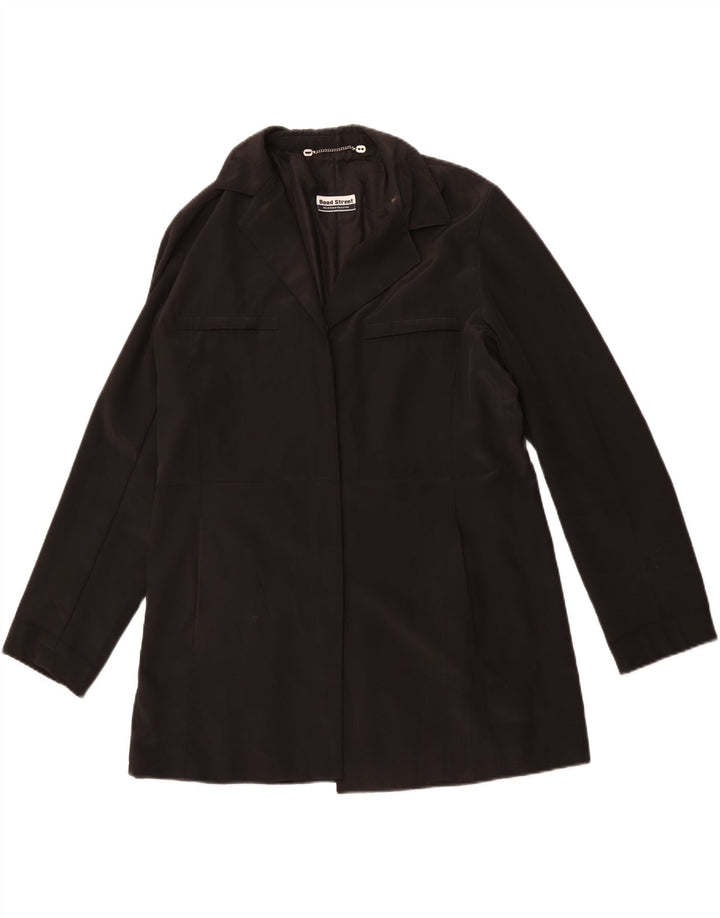 BOND STREET Giacca blazer lunga da donna IT 48 XL Poliestere nero