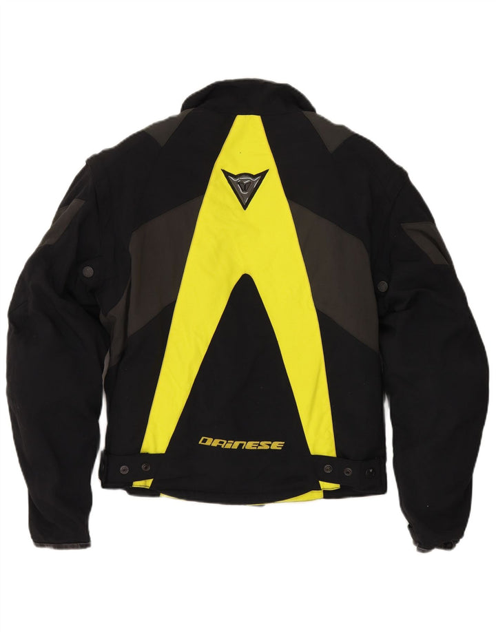 Giacca da moto Graphic Racer da uomo Dainese UK 44 Large Black Colourblock