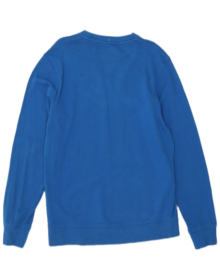 Jack & Jones Felpa grafica da uomo Maglione grande cotone blu