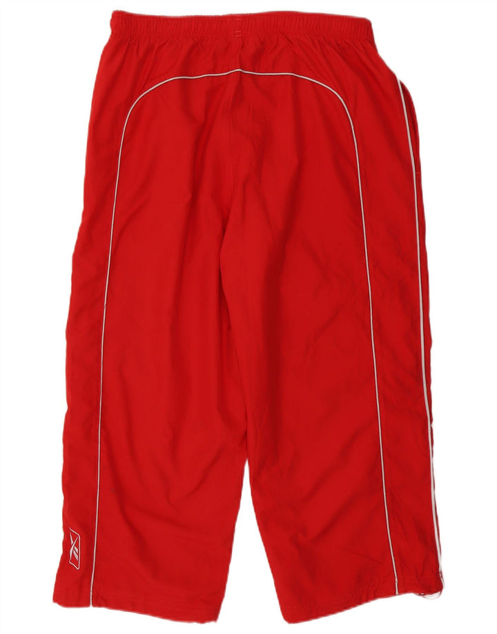 Pantaloni da tuta Reebok Capri da uomo, grandi, rossi