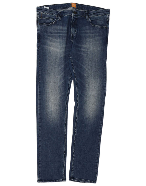 Jeans skinny da uomo Hugo Boss W34 L32 cotone blu