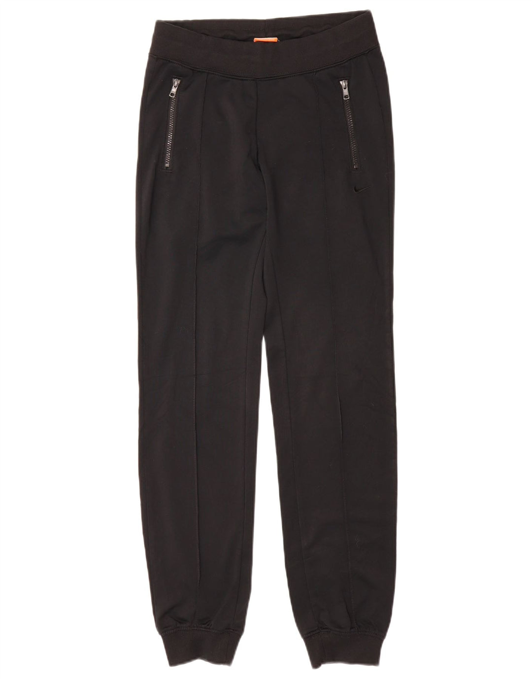 NIKE Womens Tracksuit Trousers Joggers UK 6 XS  Black Polyester