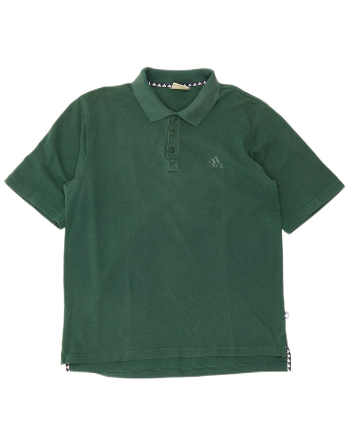 Polo Adidas da uomo grande verde