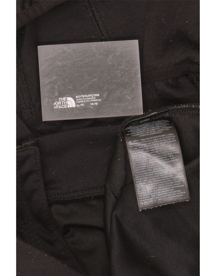 Felpa con cappuccio e zip per ragazzi THE NORTH FACE 14-15 anni XL poliestere nero