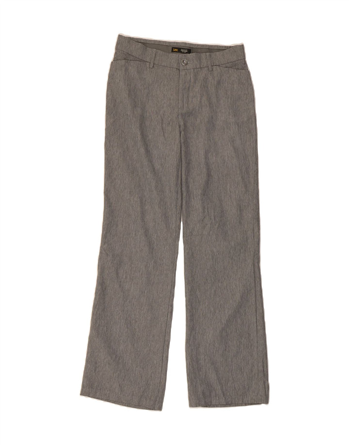 LEE Womens Mid Rise Regular Fit Casual Trousers US 6 Medium W30 L32 Grey Vintage Lee and Second-Hand Lee from Messina Hembry 