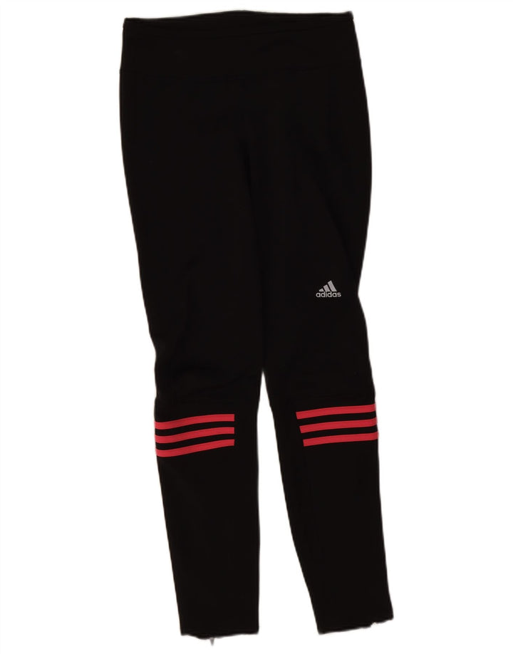 Leggings Adidas Climalite da donna UK 8/10 Piccolo poliestere nero