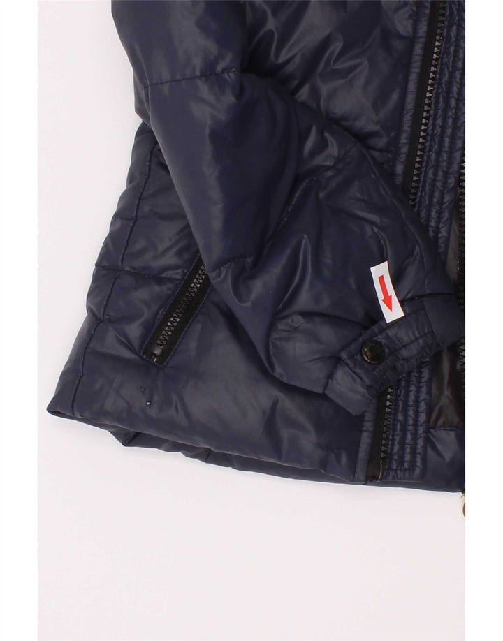 Moncler Giubbotto Imbottito Neonato 18-24 Mesi Blu Navy In Poliammide
