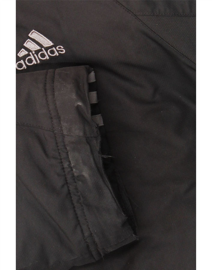Giacca a vento da uomo ADIDAS UK 40 grande poliestere nero