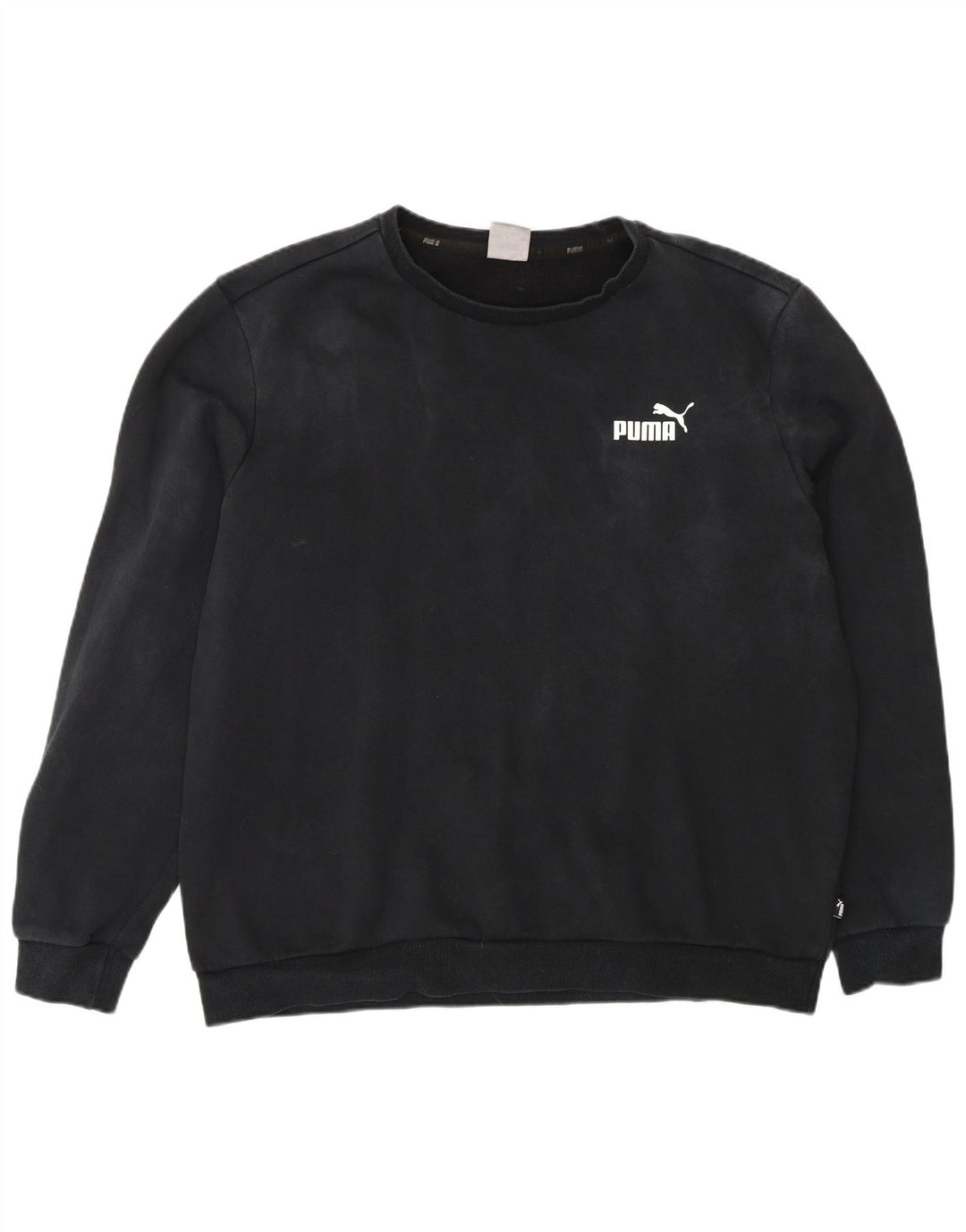 Felpa da uomo Puma Jumper XL in cotone nero
