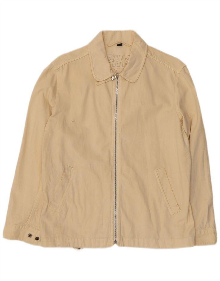 Giubbotto bomber da uomo Murphy & Nye UK 38 Cotone beige medio