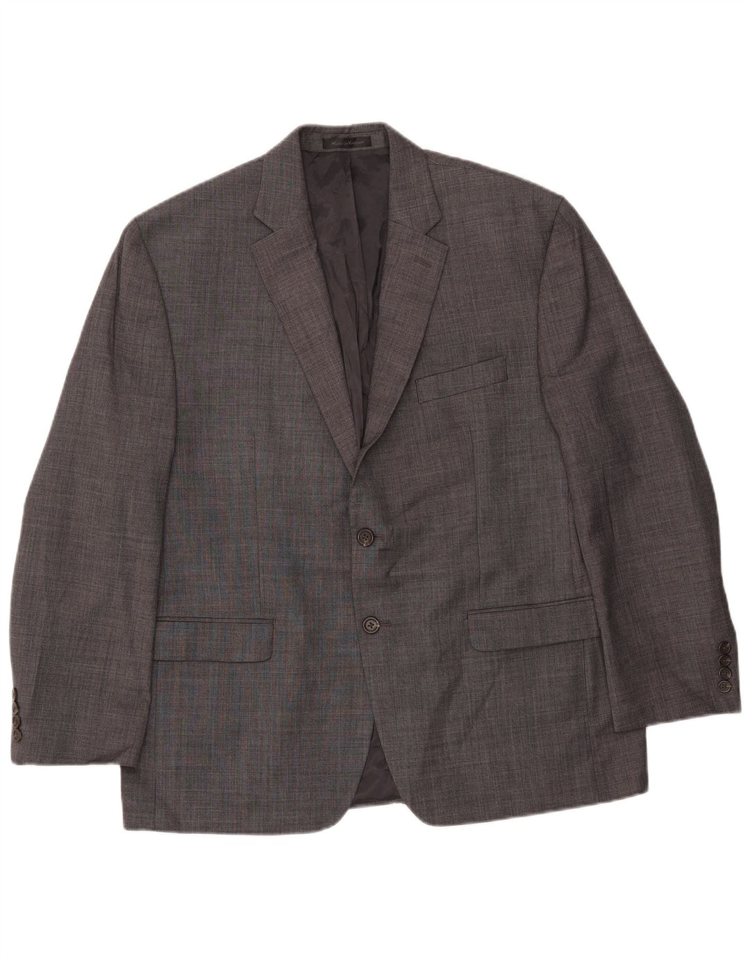 Giacca blazer da uomo a 2 bottoni CHAPS UK 44 2XL Lana grigia