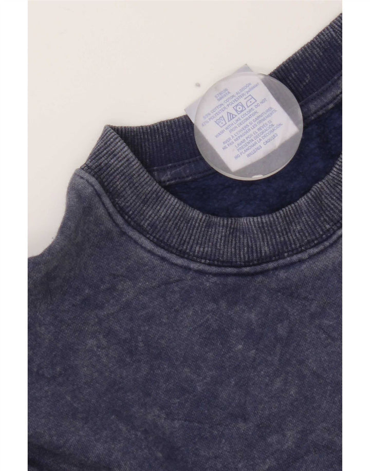 Felpa da uomo Champion Felpa media in cotone blu navy