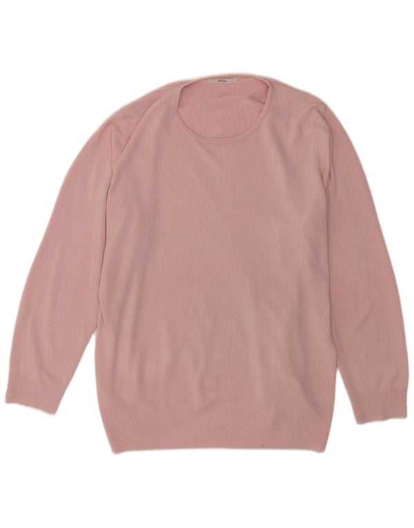 Maglione maglione girocollo da donna Marks & Spencer UK 18 XL Rosa