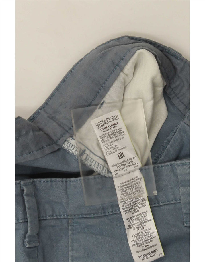 Pantaloncini chino da uomo Marks & Spencer W36 grandi in cotone blu