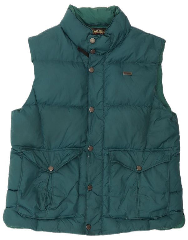Gilet imbottito Geographic da uomo Napapijri UK 38 Verde medio Poliammide