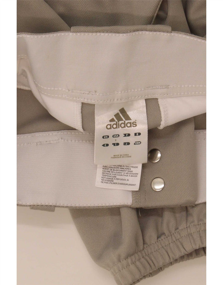 Pantaloni da tuta Adidas Capri da ragazzo, pantaloni da jogging, 8-9 anni, piccoli, in poliestere grigio