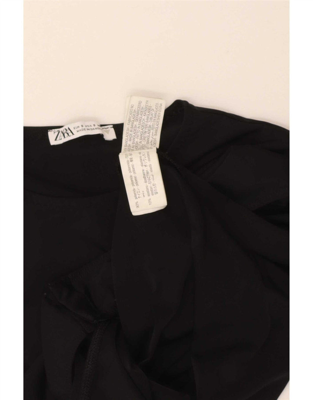 Body Zara da donna UK 8 Small nero in poliammide