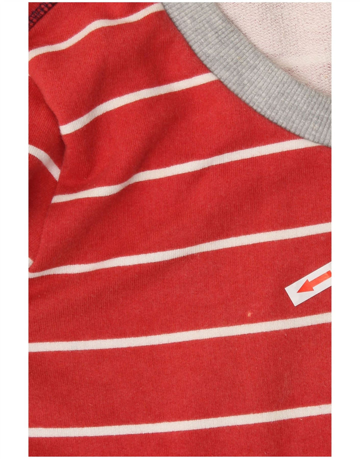 Felpa oversize da donna Timberland UK 10 piccola a righe rosse