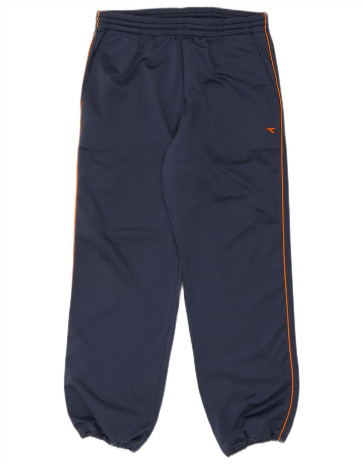Pantaloni da tuta da uomo Diadora Joggers Large Blu Navy Poliestere